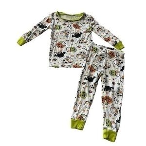 Halloween candy bamboo PJ Set 12 months